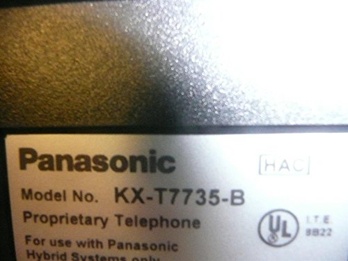 Teléfono Panasonic KX-T7735-B con altavoz y pantalla LCD miniatura 2