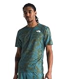 The North Face Men's Sunriser S/S, M, Algae Blue Mountain Traverse Print