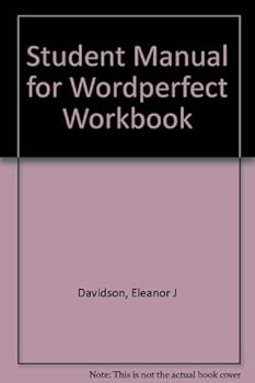 Hardcover Wordperfect Workbook Student Manual Book