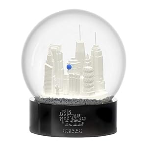 Waterford times square wisdom snowglobe  urban country home decor