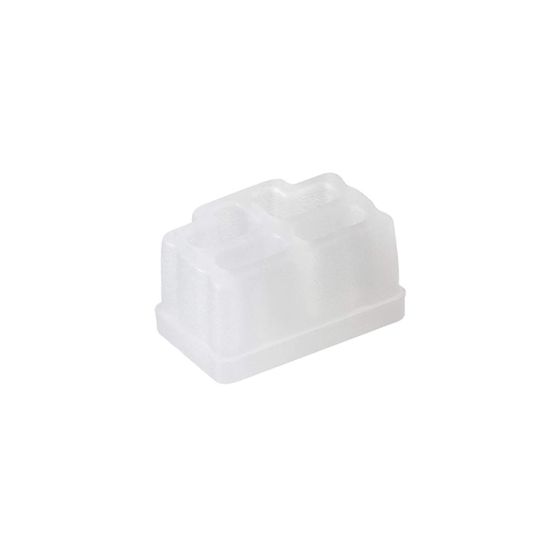 sourcing map 20 szt. RJ45 nakładka ochronna silikon Ethernet Hub przyłącze ochrona przed kurzem osłona 12 mm x 8,3 mm przezroczysta