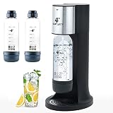 4° Sparkling Water Maker, Soda Maker Machine for Home or Office, with 3×1.0L BPA-free Sparkling Wate