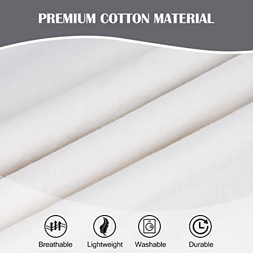 Aspmiz White Apron For Women With Pockets, Adjustable Chef Apron For Adults Women Mom Girls, Washable White Ruffle Apron Costume Cotton Apron For Kitchen Painting Garden, 27.6 X 31.5 Inch, Home Decor #TOP4