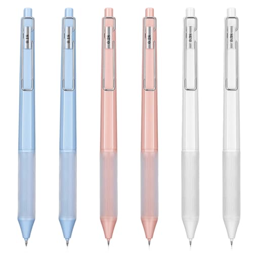 Set de 6 bolígrafos gel Ptwola tinta negra
