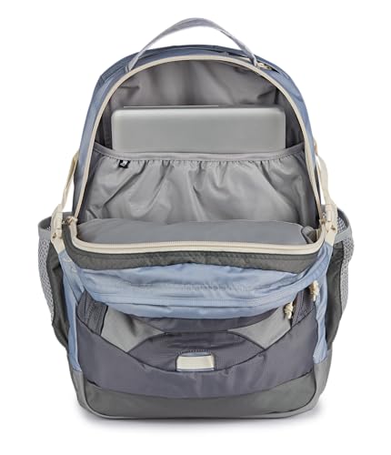 Image of JanSport Odyssey 38L Laptop & Hiking Backpack, Fits 15 inch Laptop or 3 L Hydration Bladder, Grounded Grey, Tuck-Away Hip Belt, Dual Main Compartments, Ergonomic Padding, College & Travel Daypack