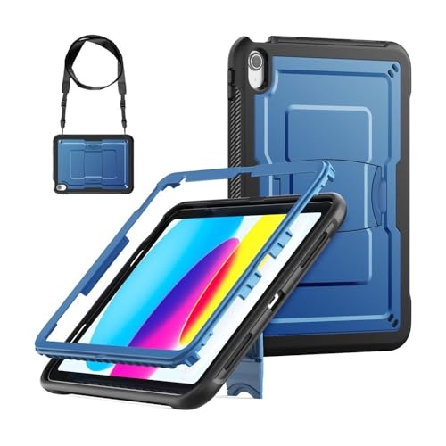 Funda protectora iPad mini 7 para evitar roturas con soporte ancho y correa