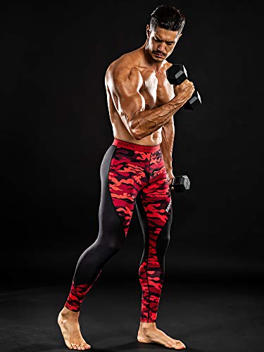 image for DRSKIN Men’s Compression Pants Tights Leggings Sports Baselayer Runn