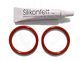  SKB Brühgruppenkit für DeLonghi 2 x O-Ring 35x4 Silikonfett 6 -Set 92-