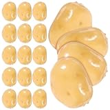 SHINEOFI 20 Piezas Modelos Realistas de Patata Artificial para Decoración Rústica del Hogar Accesorios Fotográficos de Patata Tamaño Pequeño Material Duradero Ideales para Cocina