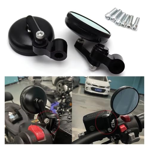 Rétroviseur moto Aprilia en aluminium CNC retro haut de gamme - 4