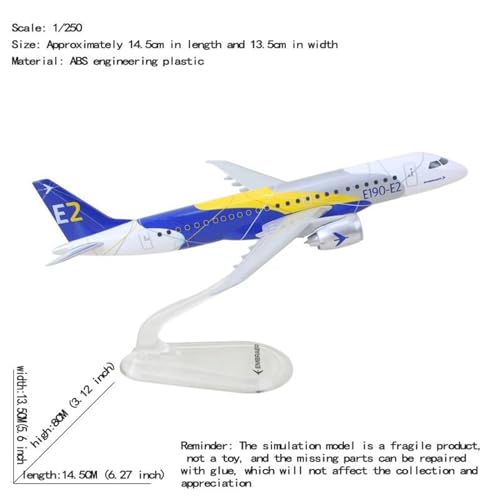 Avión Embraer E190-E2 1/250 de colección el regalo perfecto de aviación 4