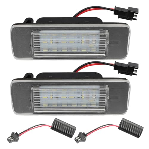 Anlseiod 2 luces de matrícula para Opel Astra J Sports Tourer a partir de 2010, Zafira C a partir de 2012, luz de matrícula 1224006 13578958