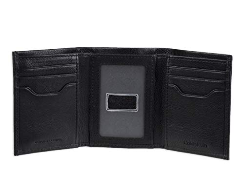 Calvin Klein Men's Rfid Leather Trifold Wallet #TOP4