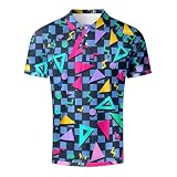 Generisch Camisa casual estampada para uso diario. Blusa fluida de moda con ajuste cómodo y estilo versátil, ideal para salidas y uso diario., multicolor, M