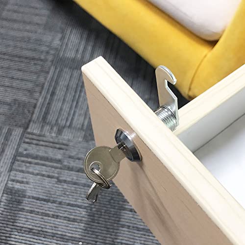 Jayeson 1 Pack Cabinet Locks, Mailbox Lock And Key Secure File Cabinet, 5/8" Cam Lock Keyed Alike Mailbox Lock Replacement For Drawer Toolbox, Zinc Alloy #TOP7