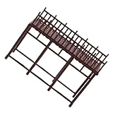 pont porto hauteur Micro-paysage authentique : ce pont miniature pour diorama reproduit l’architecture des ponts de chemin d’antan, créant une scène de jardin miniature réaliste. convient pour la décoration de ponts de bonsaï ou d’allées de jardin. mini pont à monter soi-même, pont décoratif pour mini-jardin