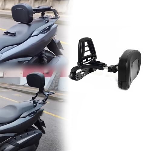 Porte-bagages Zontes 310M avec sissy bar amovible et dossier pliable