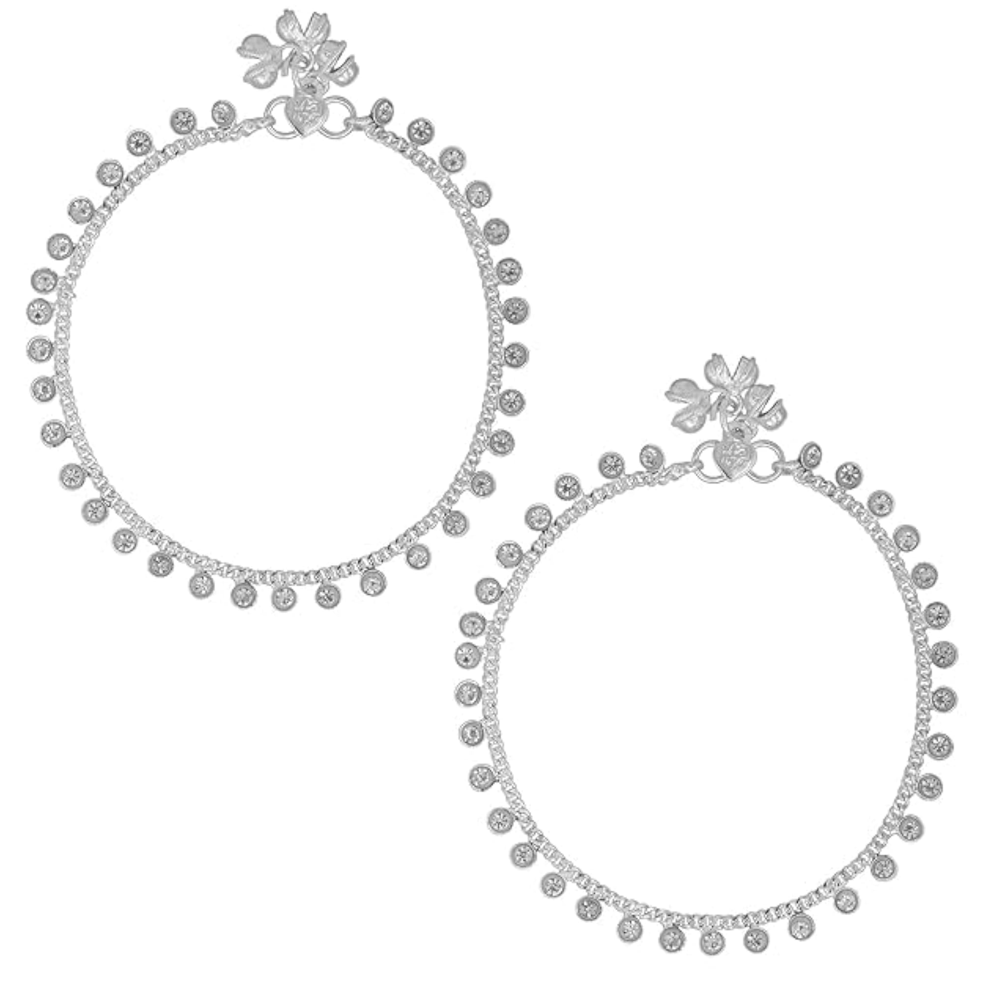Women's Pure Sterling Silver Payal Anklet