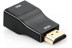 HDMI to VGA Adapter, VGA to HDMI Converter, Female to Male Connector