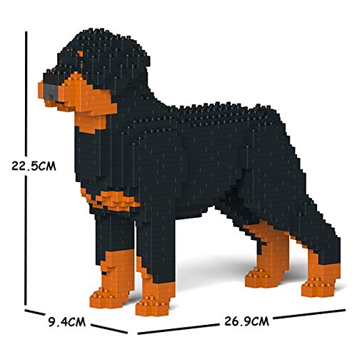 Amazon.com: JEKCA Rottweiler 01S | Dog Plastic Building Blocks