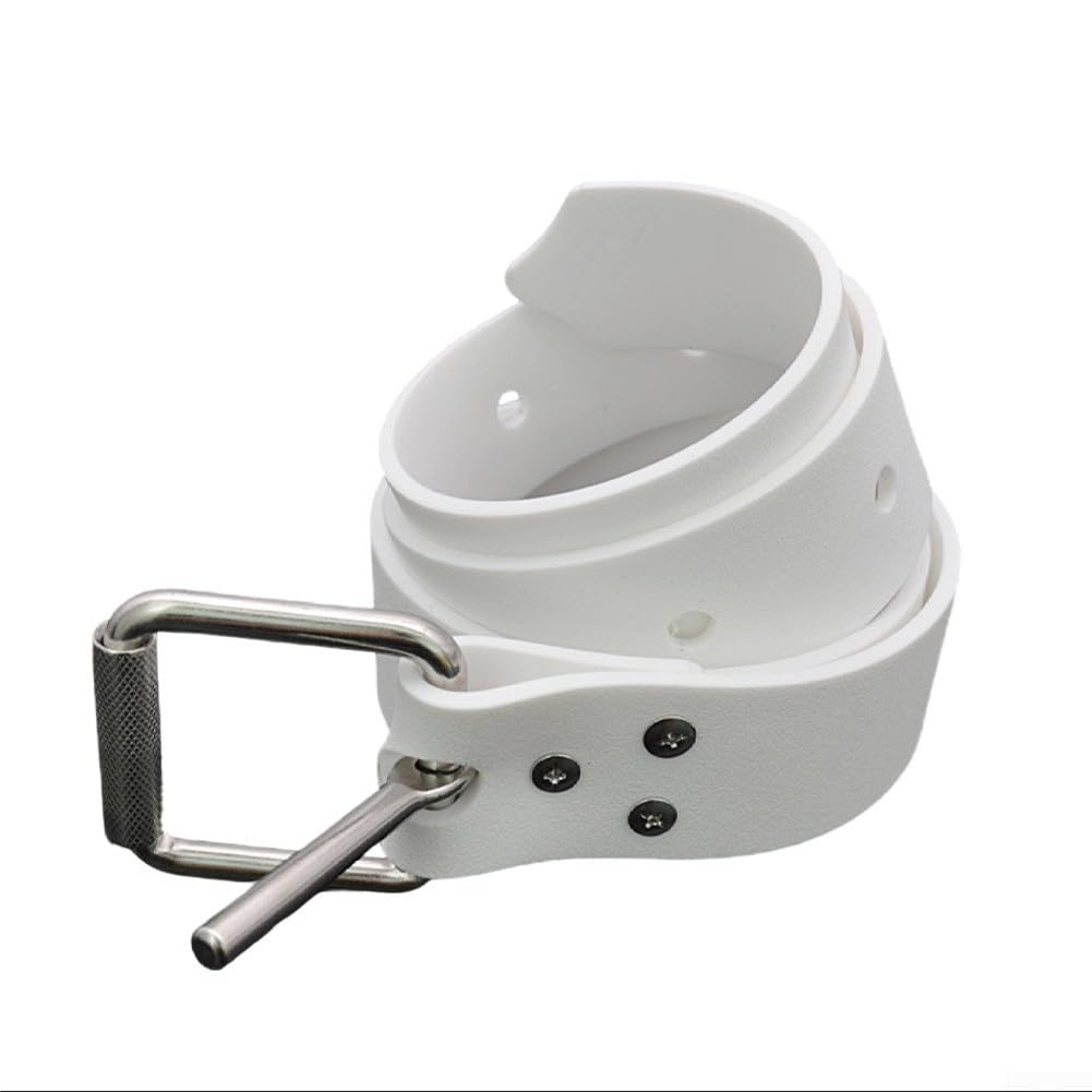 Cintura per pesi in silicone per immersioni subacquee con fibbia di rilascio Marsigliese per apnea subacquea cinghia regolabile con cuscinetto 1. o 1,5 m di lunghezza (150 cm nero)
