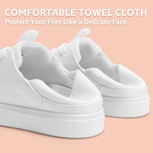 STQ White Tennis Slip on Sneakers Womens Casual Shoes White Size 9.5 by STQ - Used condition - Image 7