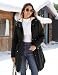 Vancavoo Winterparka Damen Lang Wintermantel Warm mit Kapuze