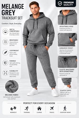 Survêtement de sport confortable pour homme idéal gym et course - 5