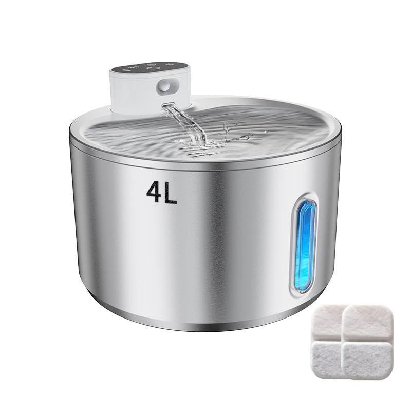 Fuente Automática para Agua de Gato con 4L y Batería