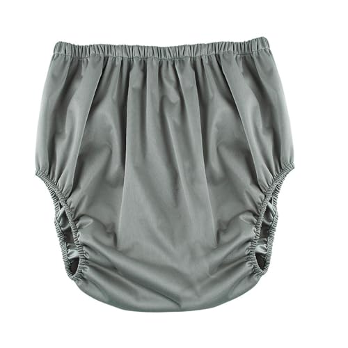 Ropa interior para adultos con protección contra fugas, cubierta de pañal reutilizable, calzoncillos para incontinencia, L