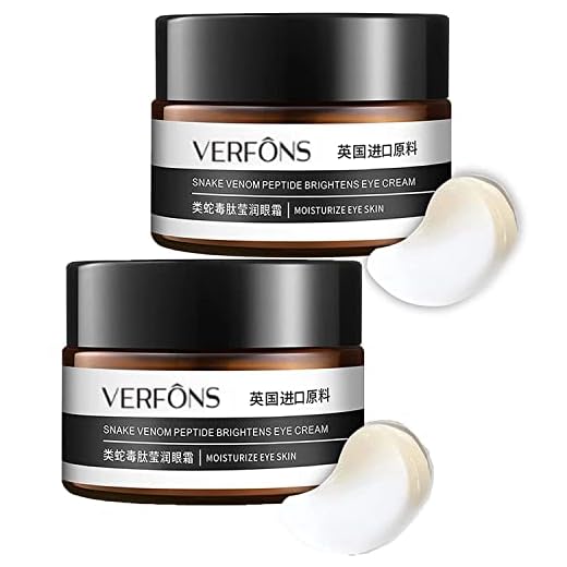 2Pcs Verfons Firming Eye Cream, Barenkul Temporary Firming Eye Cream, Verticalox Temporary Firming Eye Cream for Bags, Fades Fine Lines and Wrinkles