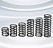 Compression Springs, Industrial Springs, 10 Pcs Spring Steel 0.3 x 5 45 mm. Wire Diameter OD Length(0.3 x 5 x 40 mm)