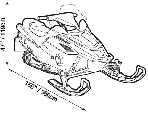 Raider 02-7746 DT-Series Premium X-Large Heavy-Duty Snowmobile Storage Cover by Raider - Used condition - Image 5