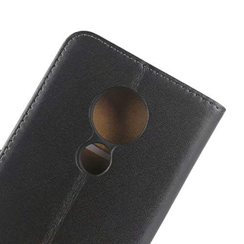 Étui en cuir résistant Moto G7 Power finition premium