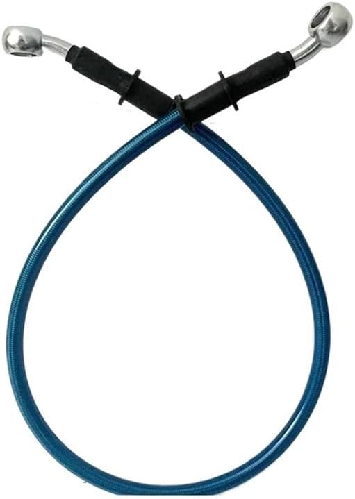 Universal for Motorcycle Brake Hose Line Steel Brake Cable Lengh 40cm-150cm Hydraulic Brake Hose Banjo Head Both Sides 28°