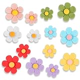 Gjinxi 14 Stück Blumen Süß Kühlschrankmagnete, Kühlschrank Magnete 3D...