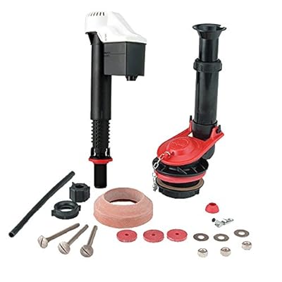 Korky 4010PK Universal Complete Toilet Repair - Stops Running Leaking Noisy Toilets - Easy to Install - Made in USA