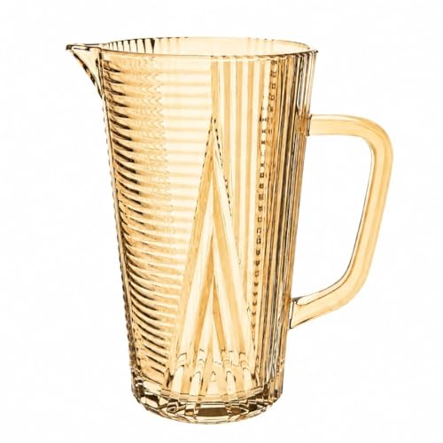 Jarra de Vidro Premium Âmbar Design Imperial Resistente 1,3L Elegante