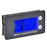【CONECTOR ENCHUFABLE】 El voltímetro LCD tiene un conector enchufable, que es fácil de usar, admite un reemplazo rápido y es práctico, la alta calidad del voltímetro puede mantener su alto rendimiento durante mucho tiempo
