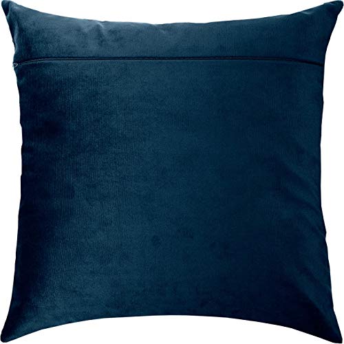 Brvsk Dark Blue. Velvet Backing for Throw Pillow Kits 16 × 16 inches (with Zipper) from Europe