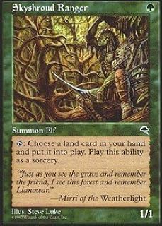 Magic The Gathering - Skyshroud Ranger - Tempest