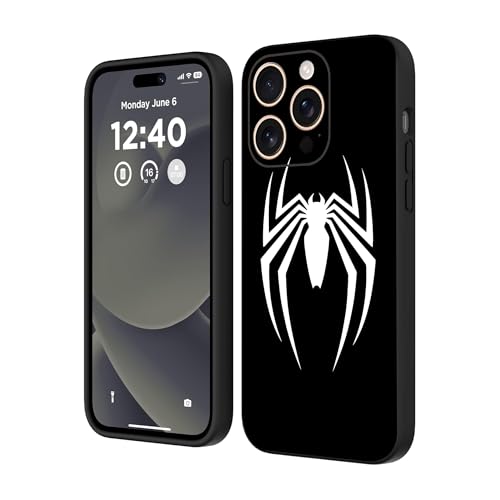 kkunpd Silicone Case fit Spiderman for iPhone 15 6.1-Inch, Silky-Soft Touch Full-Body Protective Phone Case, Shockproof Cover