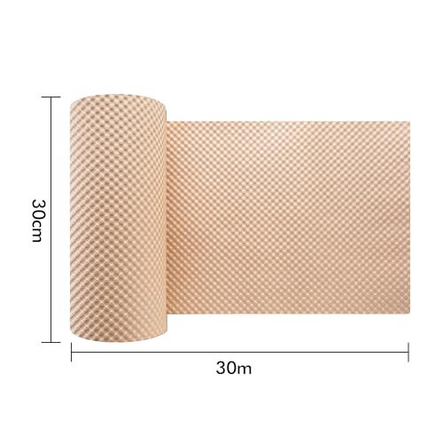 SZSYumUnion Papier-Luftpolsterfolie, Packpapier für Umzug, Versand und Geschenkverpackung, nachhaltige Verpackungsmaterialien für Umzugskartons und zerbrechliche Gegenstände (30CM x 30M)