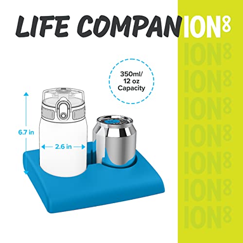 Ion8 Sport Water Bottle- Leakproof And Bpa-Free Water Bottle - Fits In Lunch Boxes, Handbags, Car Cup Holders, Backpacks And Bike Holders, 12 Oz / 350 Ml (Pack Of 1) - Onetouch 1.0 - Green #TOP3