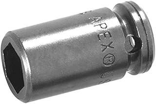 Power Socket, 1/4In Dr, 1/4In, 7/8In L