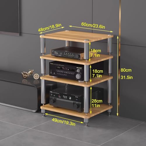 Estantería para tocadiscos compacta ideal para salones modernos y pequeños 2