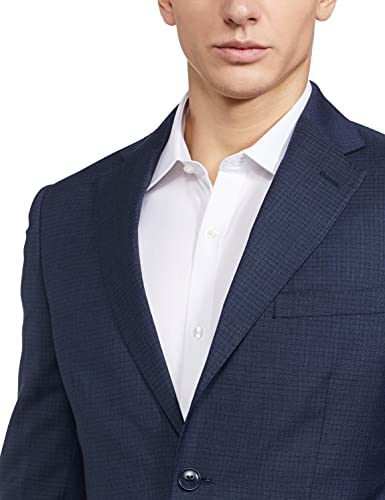 Image of Raymond Men's Wool SB2 BTN Notch Lapel Floating Suit-1 Dress Set