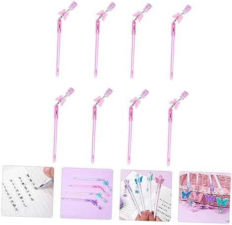 NUOBESTY 8 adet yazı kalemi, öğrenciler ve öğretmenler için, imza tükenmez kalem, yazı gereçleri, memurlar için, ergonomik tasarım, akıcı yazı - Görsel 3