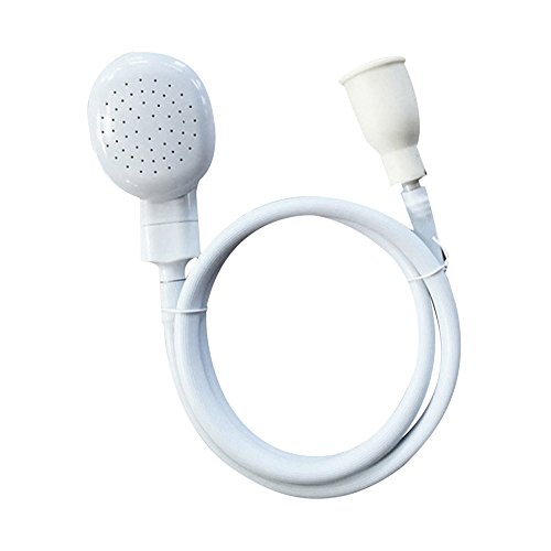 Cabeça de chuveiro portátil Weite, com tubo de 110 cm, ducha durável com spray, drenos, mangueira de