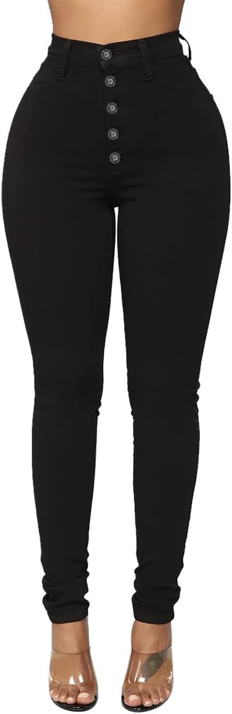 BISUAL Womens High Waisted Butt Lifting Jeans Distressed Stretch Skinny Sexy Colombian Jeans for Women - Image 3